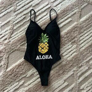 Xhilaration Black Swimsuit